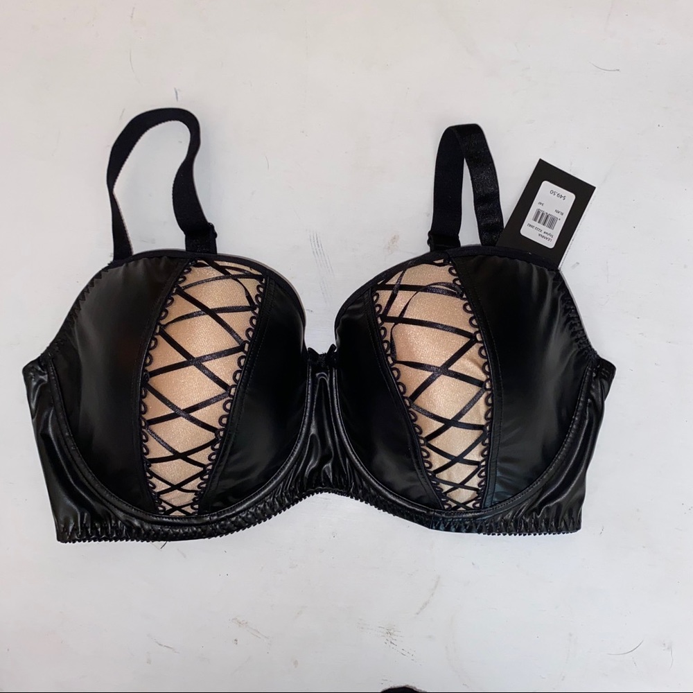 Leanna corset inspired padded bra 34F NWT sexy
